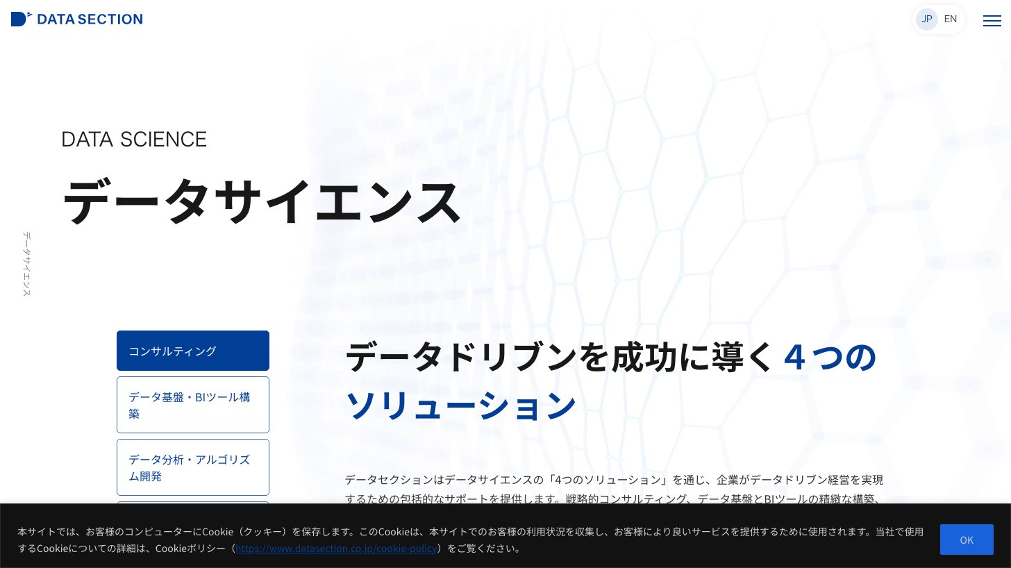 データセクション データサイエンス事業の概要