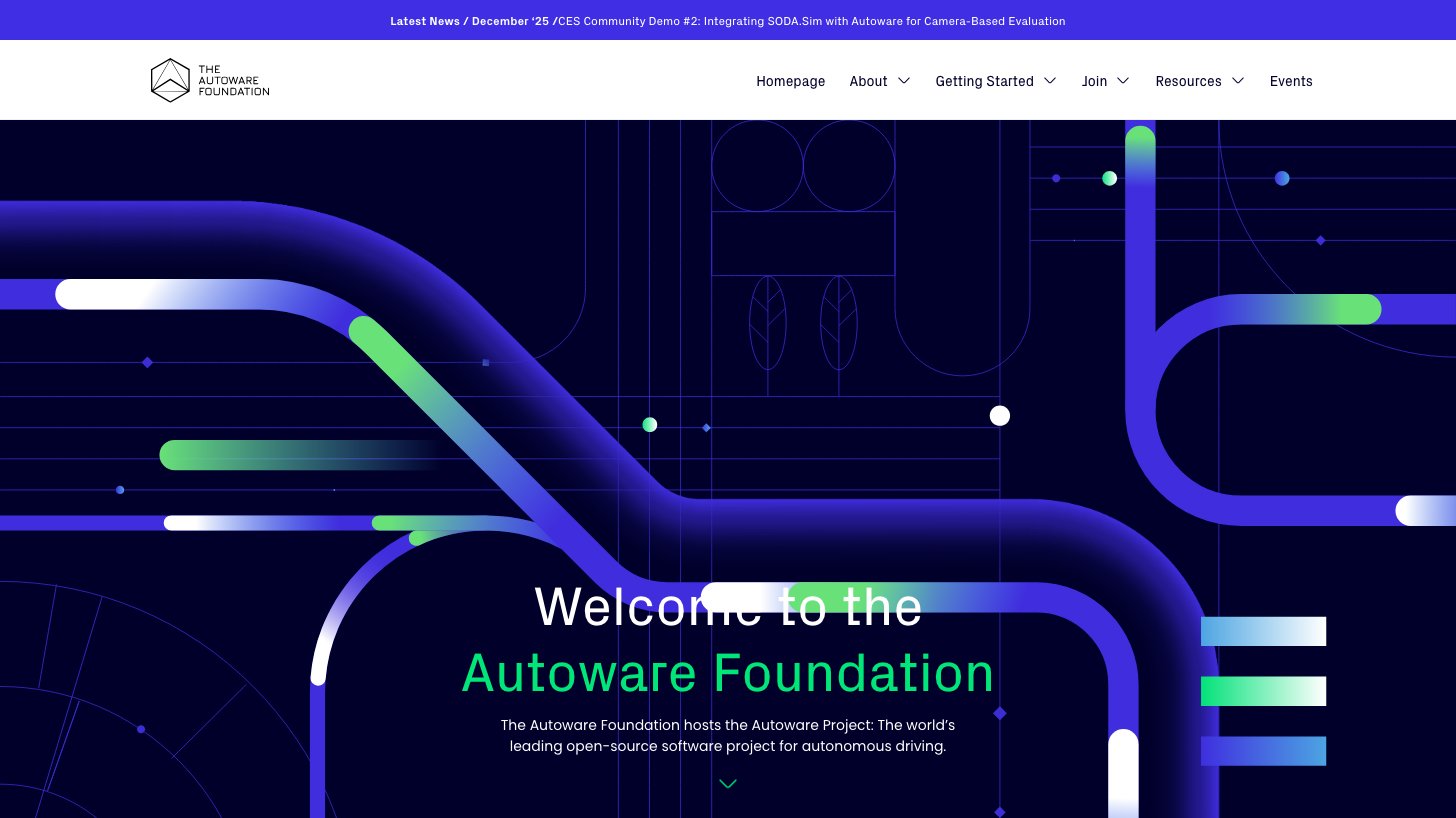 The Autoware Foundationの公式サイト